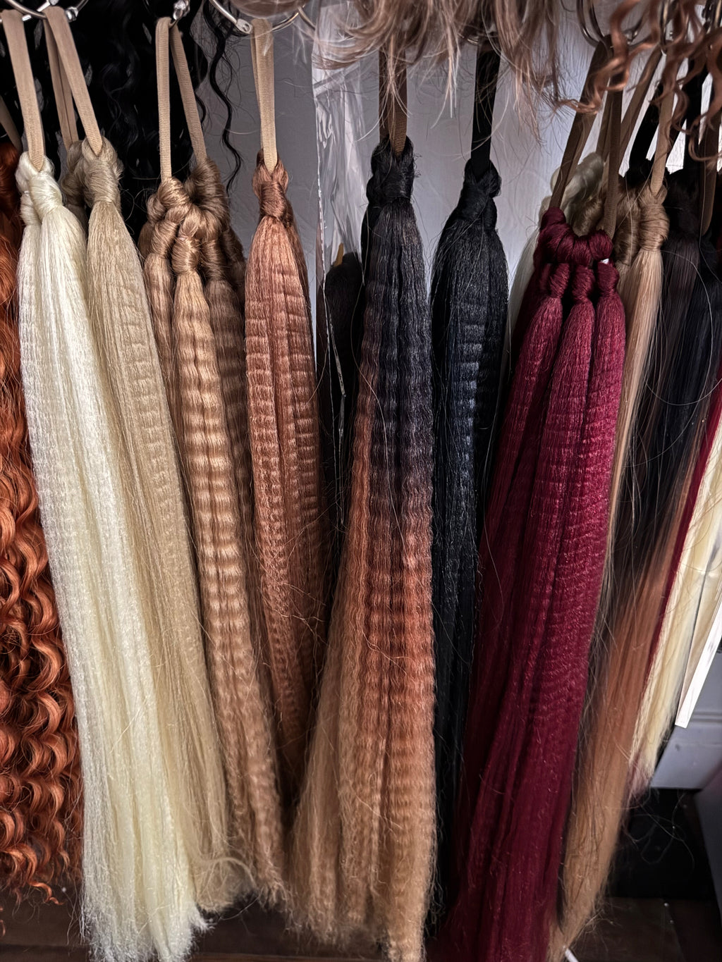 Crimped Ponytail on Bobble