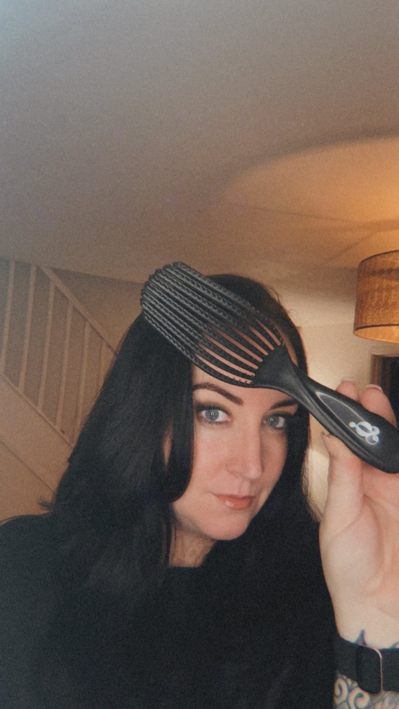Pro collection detangling brush (black)