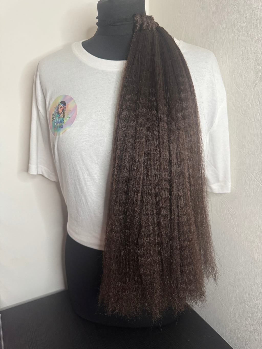 Crimped Ponytail on Bobble