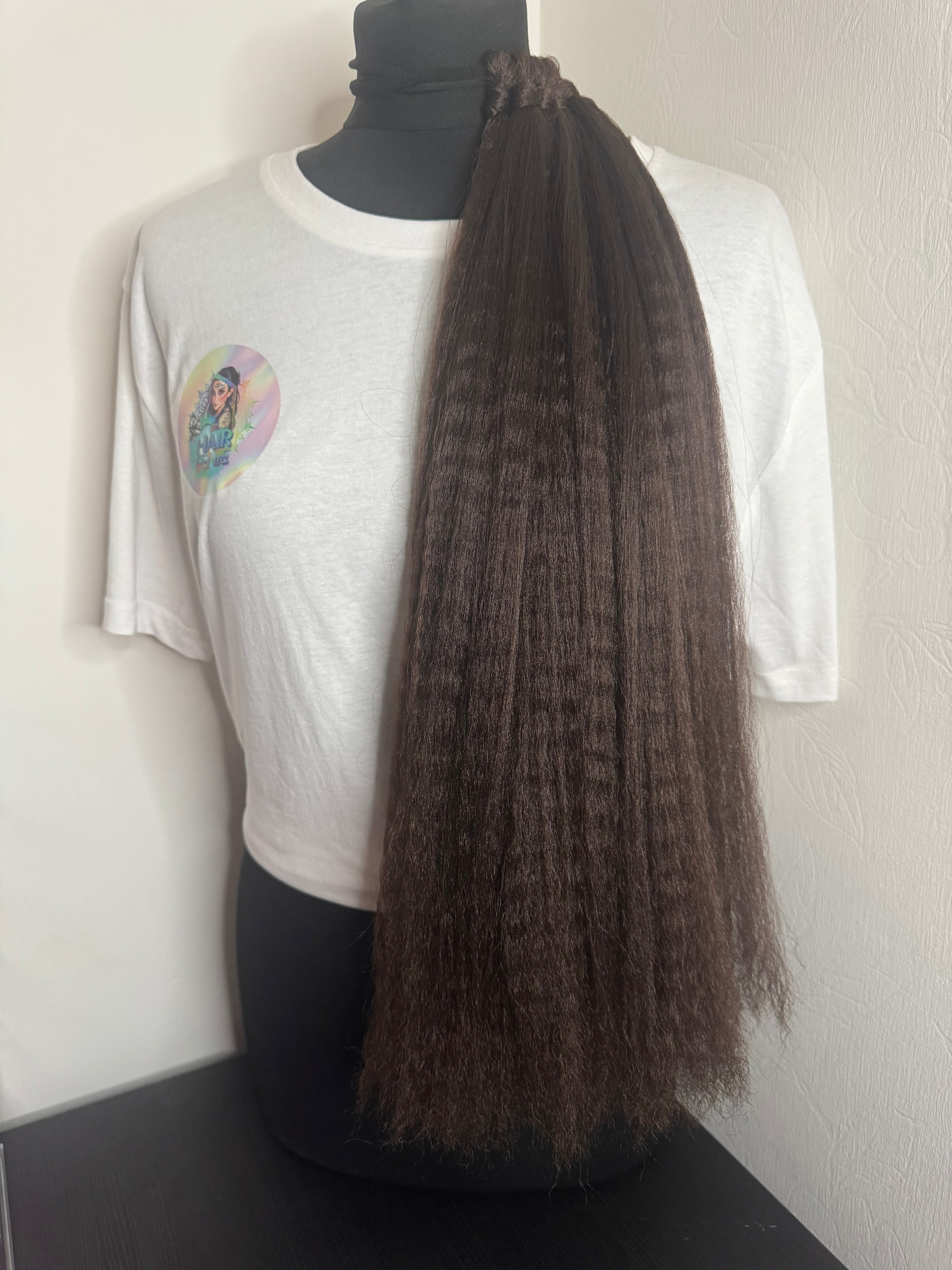 Crimped Ponytail on Bobble