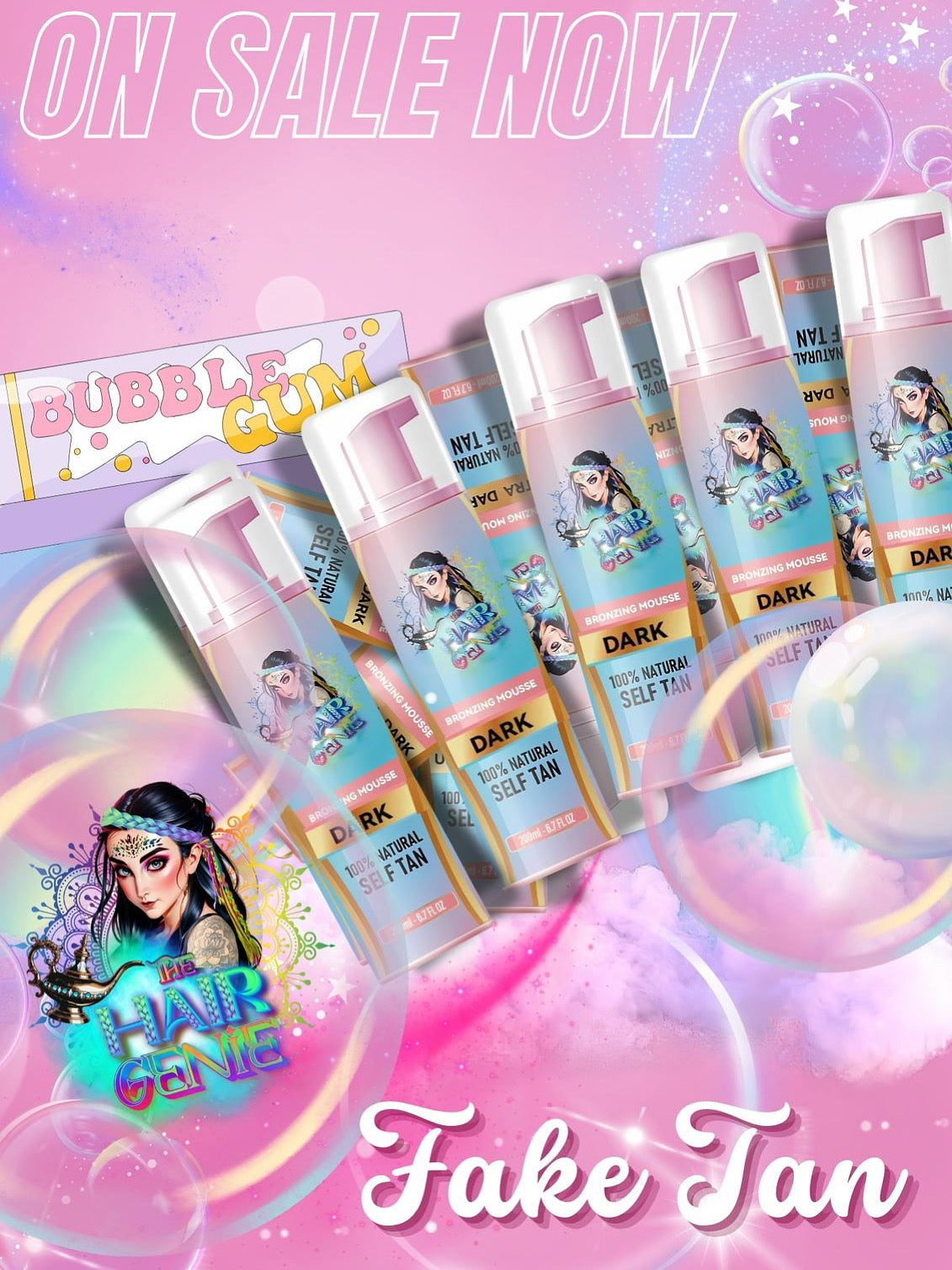 Bubblegum Scented False Tan - 14% DHA