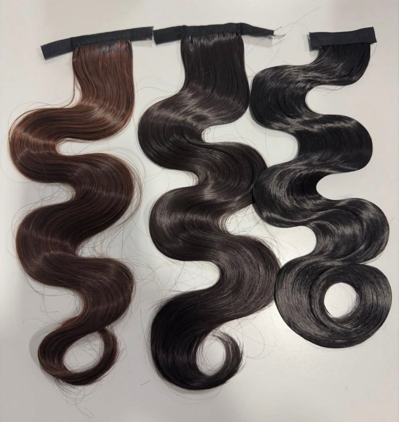 Slide in hair swirl