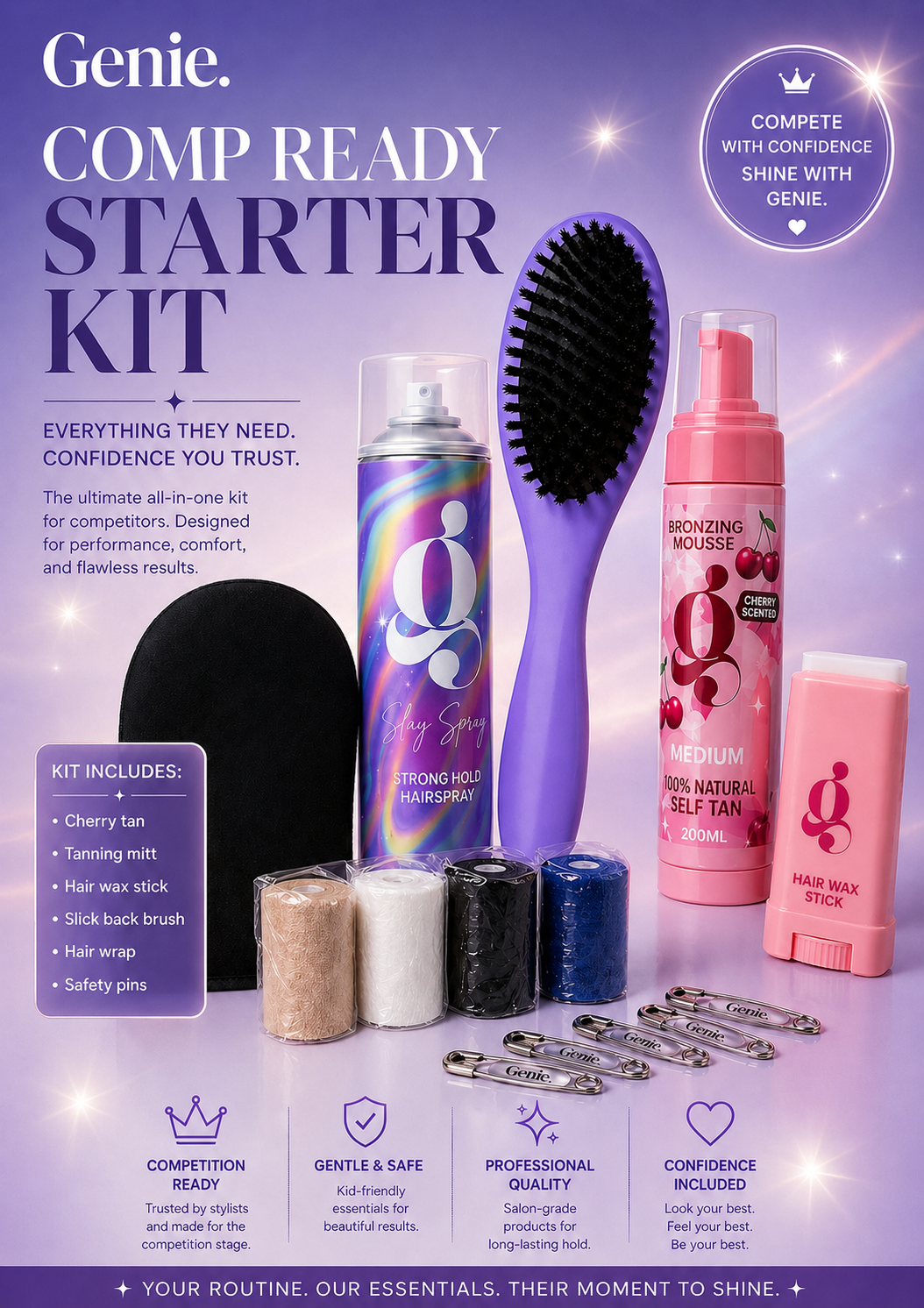 Competition Ready Starter Kit (medium tan)
