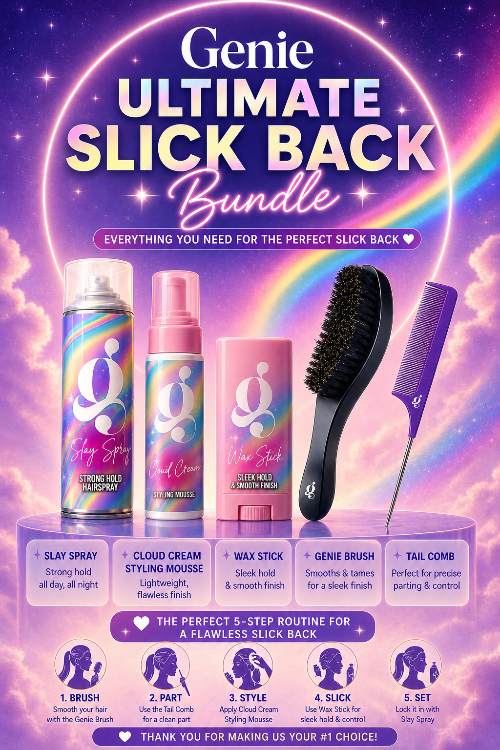 The ultimate slick back bundle