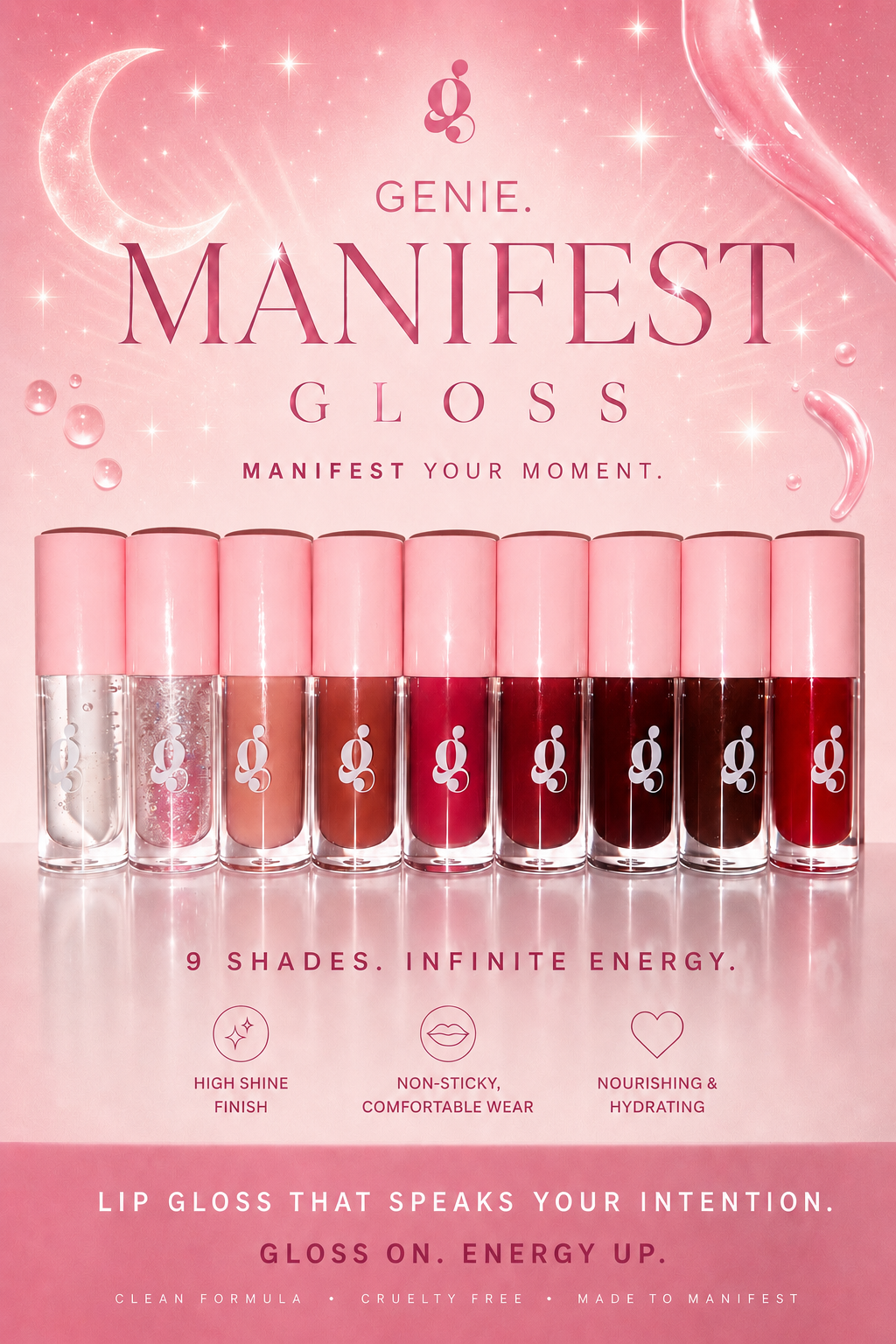Manifest gloss - various shades